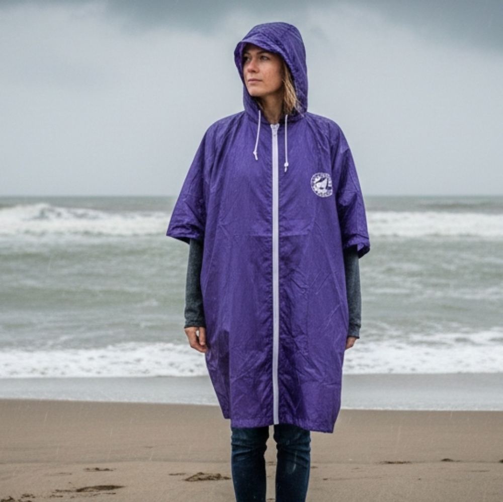 Defenders of Wildlife Purple Windbreaker Jacket | NWOT One Size